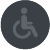 Traktørstedet er indrettet handicapvenligt og med gode adgangsforhold. Der er handicaptoilet og god plads til kørestole både inde og ude!